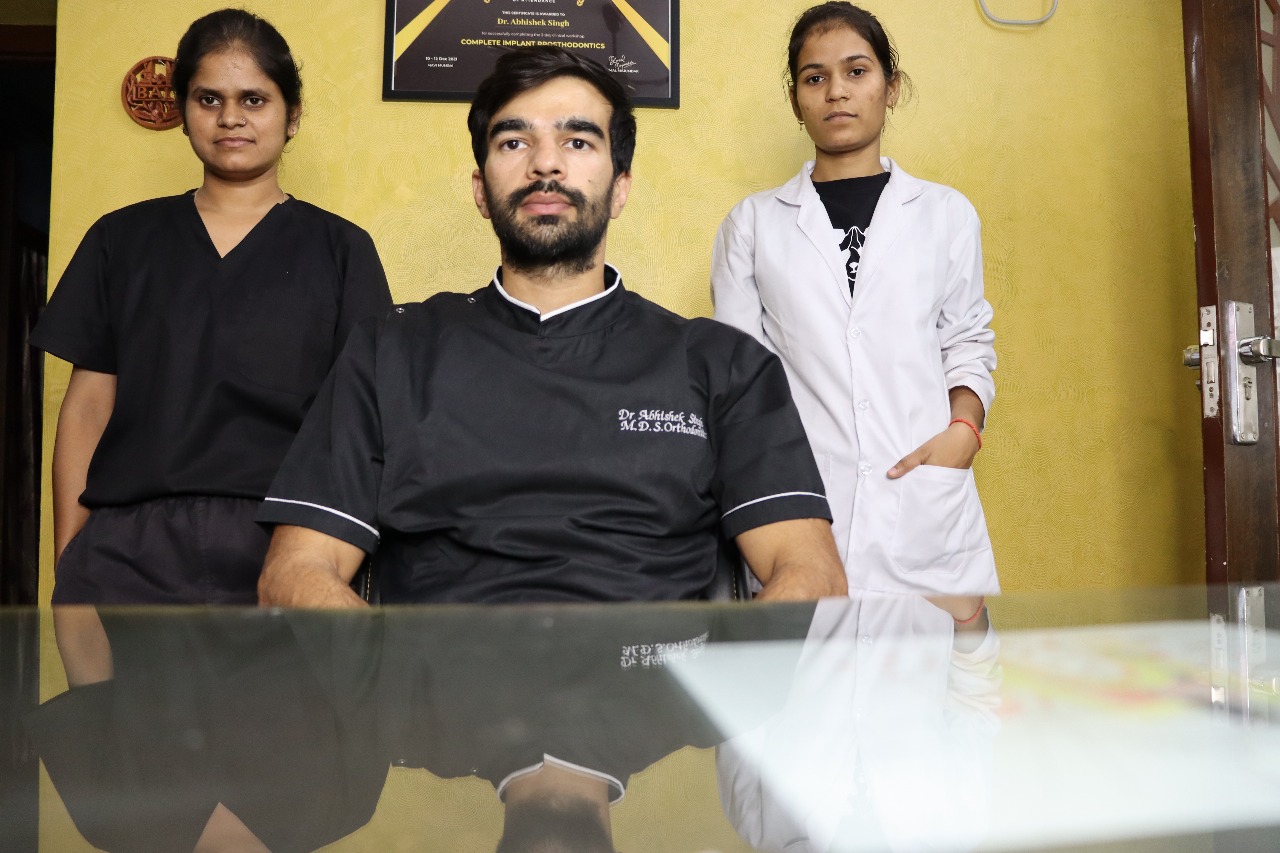 Dr. Singh and the team at Abhipriya Dental Clinic Sikar